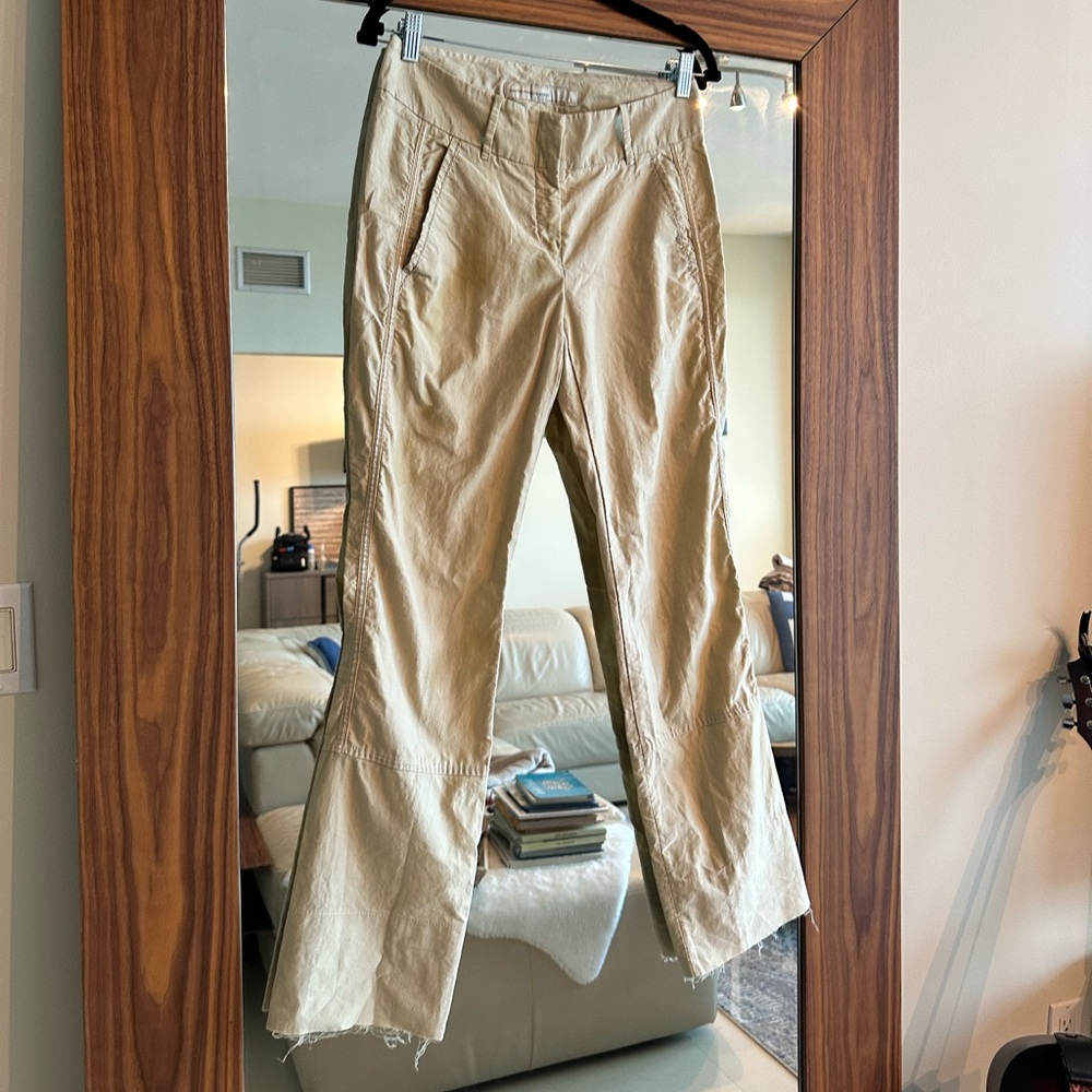 Marithé François Girbaud cream pants